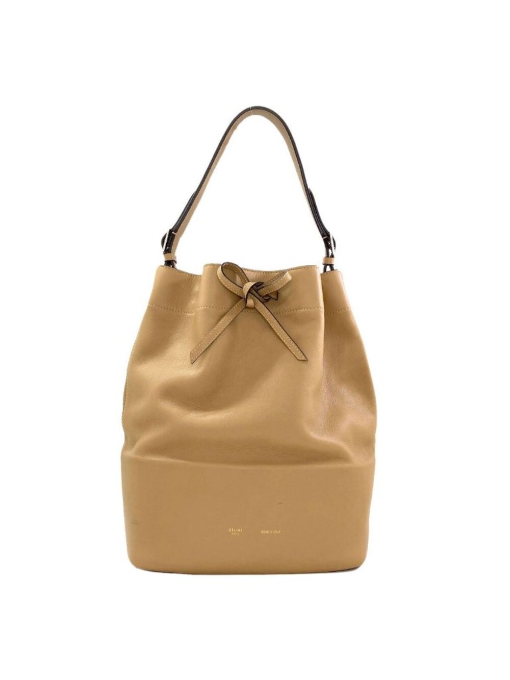 Celine Small Drawstring Shoulder Bag Calfskin